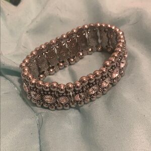Intricate Silver Textured Bracelet